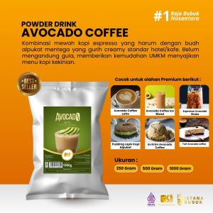 Bubuk Minuman PLAIN - AVOCADO COFFEE Powder Drink Reguler Alpukat Kopi