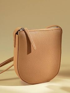 New Genuine Leather Large Capacity Korean Style Phone Bag High-end fashionable and versatile cowhide shoulder and crossbody small bag for women