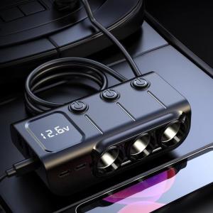 Xách tay 120W xe 3 USB A và 2 USB C Cổng với điện áp rộng khả năng tương thích và quá tải bảo vệ