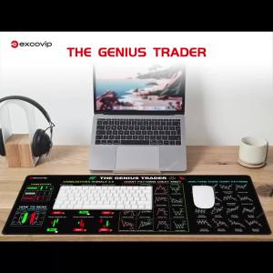 English Stock Market Mouse Pad Large Size Soft Comfortable Seaming Large Pad Dirt-Resistant Anti-Slip Computer Accessories Office  excovip