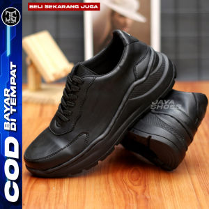 Oregon Sepatu Formal Pria Hitam Casual Kerja Sekolah Trendy
