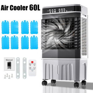 ✨✨EDWARD 75L Commercial Air Cooler Mobile Water Cooling Fan Remote Control Air Conditioner for Home