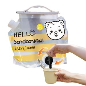 Folding Water Bag Camping 8L Big Capacity Portable Waterbag Emergency Supplies Waterbeg Portable Water Storage