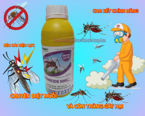 (Chính hãng) Thuốc diệt Muỗi và côn trùng y tế Permecide 50EC 1 Lít - Cực mạnh - Hiệu quả cao lzd