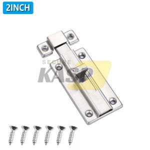 Kasp Stainless Steel Bolt Door Latch & Sliding Bar Type Door Shed Lock For Wood Door & Anti-Theft Window & Bathroom
