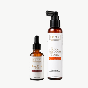 SENA Intensive Recovery Stack– Herbal Oil + Tonic for Hair Fall Control Baby Hair Growth & Oily Scalp Detox | Safe for Pregnancy & Breastfeeding | Anti Hair Loss Malaysia | Scalp Detox & Regrowth Duo | No Hormone