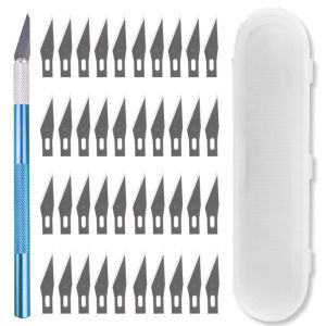 30pcs Blade Carve Knife Extra Backup Tool Sculpture Engrave Graver Cutter Craft Wood Cut Scorper Sculpte Razor Sharp woodcarve Hobby
