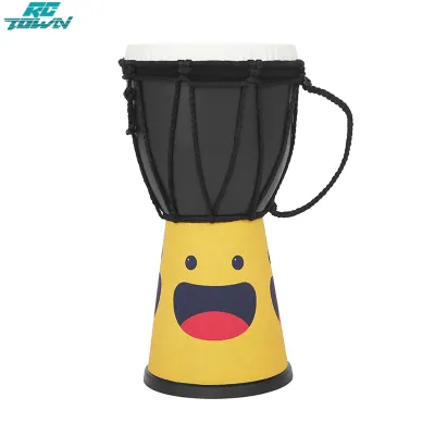 4 Inch Djembe African Drum Tambourine For Children Beginners Playing Percussion Instrument Teaching Aids