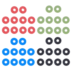 10Pcs/pack Rubber Guitar Strap Blocks Guitar Protector Guitar Strap Locks Silicone Strap Locks Guitar Parts Accessories