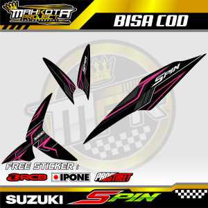 STRIPING VARIASI MOTOR SUZUKI SPIN/ STIKER LIST MOTOR SUZUKI SPIN