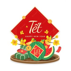 Hình ủi nhiệt in áo Mẫu tranh Ngày Tết in áo mặc Tết 2025 (Nhiều kích cỡ & Mẫu) in áo bền màu.