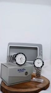 Jam Tangan Pria HALEI 8033 Original Water Prof Baja Stainless Steel Mewah Anti Air Free Box | Jam Tangan Pria Sporty | Jam Tangan Cowok | Jam TANGAN Import | RANTAI Baja | Free Box - Lazada