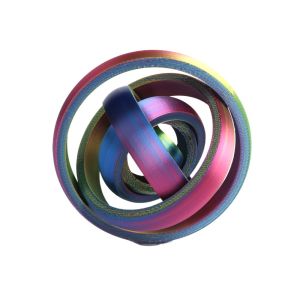 YUDESHUI O-Shaped Rotating Ball Toy 3D Printing Infinite Flip Educational Spinner Portable Funny Fidget Decompression Plate Kids