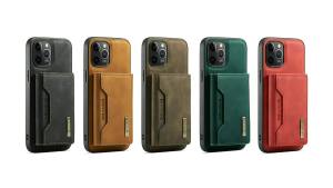 2 In 1 Detachable Magnetic Leather Case for  13 12 14 15 11 Pro Max Xs XR 7 8 Plus Se2024 Wallet Cover Cards Holder Pocket