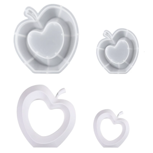 Linh hoạt khuôn silicon cho crafting nghệ thuật táo hiển thị trang trí thạch cao thạch cao khuôn nghệ thuật thủ công công cụ làm