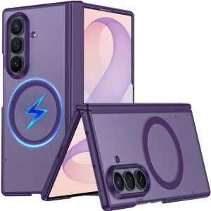[Compatible with Magsafe] Magnetic for Samsung Z Fold 8 Ultra Case with Screen ProtectorHinge Protection Translucent Matte Hard Shockproof Case for Galaxy Z Fold 8Z Fold 7
