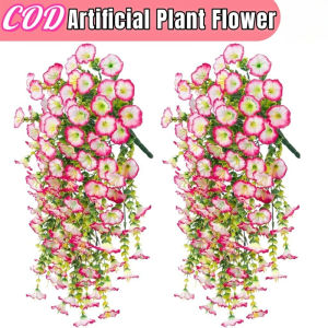 Artificial eucalyptus vine artificial morning glory wall hanging decor matibay sulit realistic low maintenance plastic living room balcony wedding parties