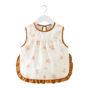 Toddler nước chống BIB với dây đeo điều chỉnh được gắn mềm vải chống vết bẩn Yếm ăn trẻ em cho các lứa tuổi 0 đến 4 năm