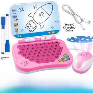 Early Education Intelligent Toy Tablet Kids Learning Training Notebook Simulation Computer for Childrens Intelligence Development