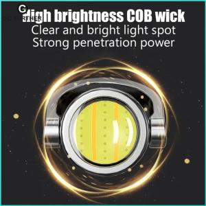 Rechargeable COB LED Keychain Flashlight Compact Durable Torch for Camping Hiking and Outdoor Travel
