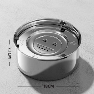 AIMAYAPET Dog Water Bowl Floating Water Bowl Dogs Capacity Stainless Steel Detachable Dog Water Dispenser