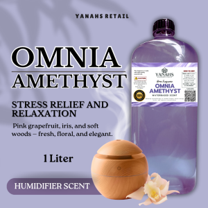 OMNEA METHYST Humidifier Scent 1L Water Based Essential Oil
