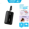 Anker Zolo 30W Power Bank with Built-in Cable 10K (A1688) / 20K (A1689) | Fast charging | Digital Display. 
