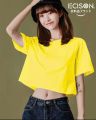 croptop plain women croptop plain korean style croptop shirt croptop women blouse crotop plain women new style 2024 cotton croptop plain high qaulity croptop plain blouse. 