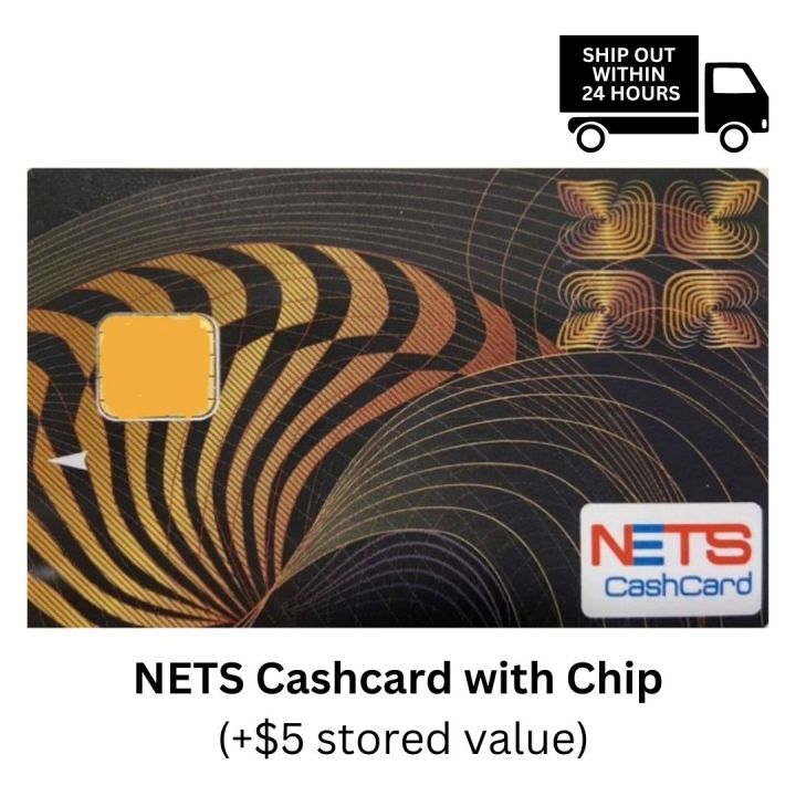 [LATEST EXPIRY] NETS Cashcard With Chip for old IU, Cash Card (Next Day ...