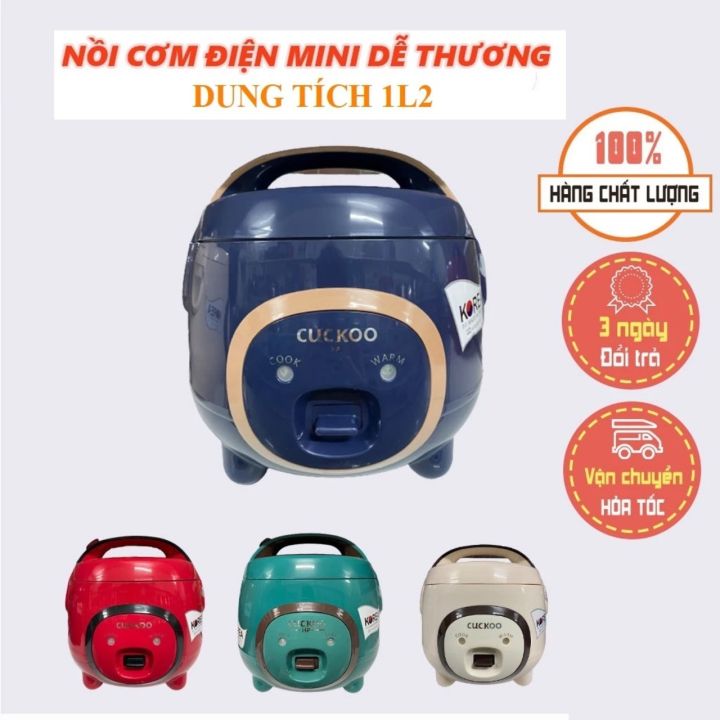 Nồi cơm Cuckoo 1.2L / 1.8L nắp gài, lòng nồi chống dính cao cấp, thiết ...