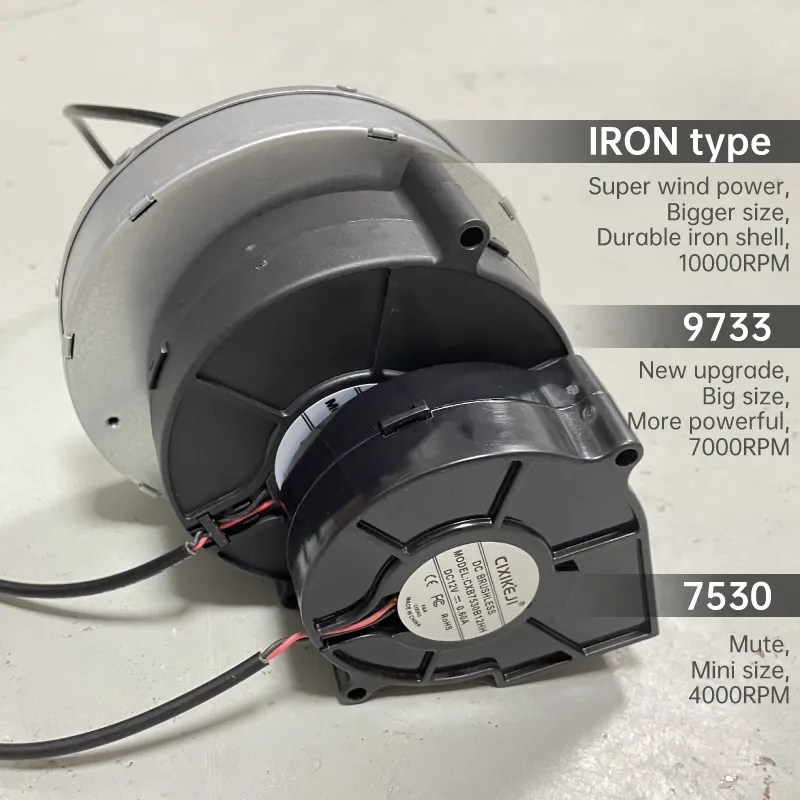 【Low Price】Blower Fan Air Blower Kalan DC 12V portable blower With Speed  Control De Use Oil Strong Wind Force Stove Cabinet Dust Extractors AC  Powered