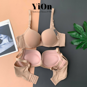 Áo Lót Thái Lan Mút Dày 3.5cm Mặc Áo Dài 3 Móc Cài Siêu Đẩy Siêu Nâng Tạo Khe SIS1096 YiOn Underwear