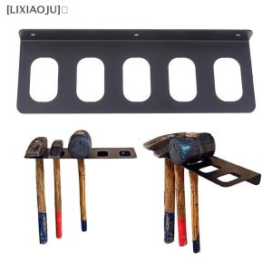 [LIXIAOJU] Heavy Duty Metal Hammer Holder Bracket Wall-mounted Tool Organizer Rack For Workshop Garage Home Use Shed