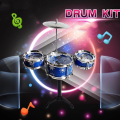 COD Christmas Gift Drum Set Boys Girls Play Music DevelopInt Educational  Mini children's simulation drum. 