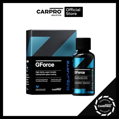 DQUARTZ GForce (50ml) - High Clarity Super-Durable Hydrophobic Glass Coating