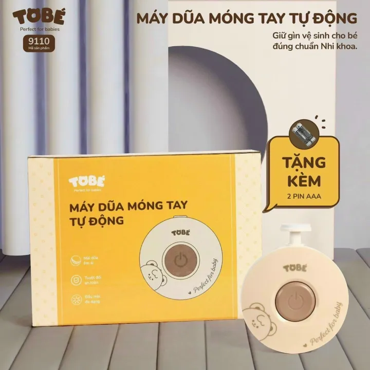 Máy dũa móng tay tự động TOBE đa năng cho bé, thiết kế nhỏ gọn dễ sử ...