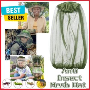 【New】 Mosquito Hat Insect Bee Protection Summer Mesh Casual Repellent Protection Fishing Cap