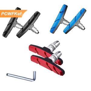 【PCWFKef】 1 cặp bền Xe Đạp im lặng phanh Pads cưỡi phanh núi Pad giày khối miếng đệm cao su lâu dài tốt