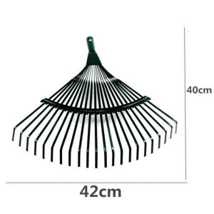 COD 22 Teeth Grass Rake Head Garden Leaf Rake Cleaning Tool
