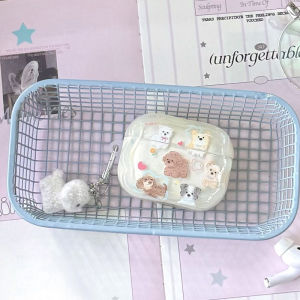 Applicable to Cute Cream Yellow Puppy  Case for AirPods 1/2/3/4/Pro Soft Silicone Protective Cover with Keychain Anti-Slip Pet Design h260926