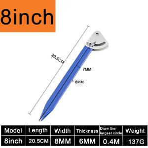 Heavy-Duty Carpenter Compass Woodworking Metalworking Adjustable Precision Drafting Tool Industrial