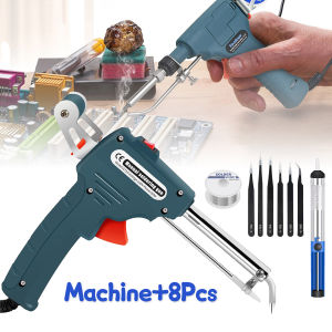 Auto Welding Automatic Feed Soldering Iron Gun 220V 60W Electric Temperature Adjustable Solder Tool Kit Fast Heating