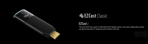 EZCAST Compact & EZCast 2 Wireless Display Receiver HDMI Wireless Casting Display Dongle Dualband 2.4/5GHz AndiOSWinMac