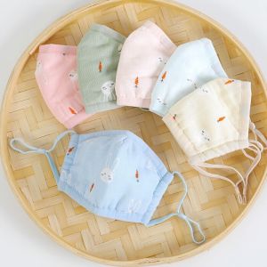 Set 3 Khẩu trang cao cấp 5 lớp xuất nhật dây có nút điều chỉnh cho bé (0-6 tuổi)