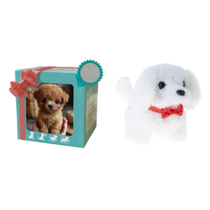 Electronic Interactive Companion Dog Plush Puppy With Realistic Barking Sound And Lovely Design For Kids Toddler Comfort