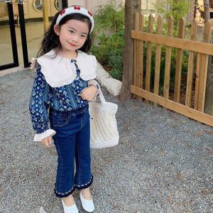 (LOLI-JKT) BS-999  SET ANAK CEWEK BUNGA CELANA CUTBRAY SIZE 100-140