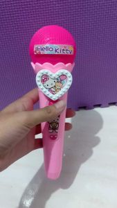 Mainan Anak Edukatif Musik: Microphone Hello Kitty & Frozen