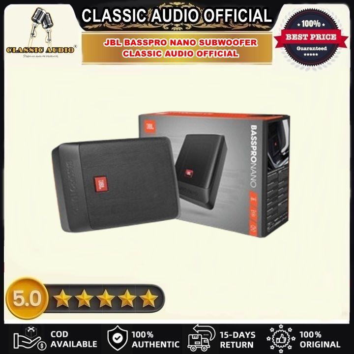 JBL BASSPRO NANO Subwoofer Sottosedile Ultra Compatto Con Controllo Re - Foto 8