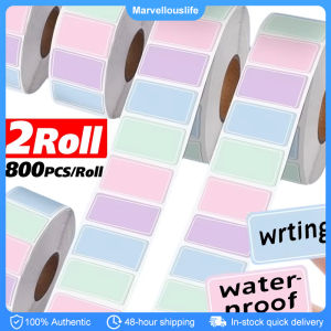 1600 Sheets Colorful Label Stickers Waterproof Self-Adhesive Logo Handwritten Index Tabs Stickers Removable File Classification