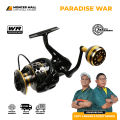 Reel Pancing Paradise WAR Power Handle Water Resistance Anti Karat Korosi 1000 2000 3000 4000 6000. 